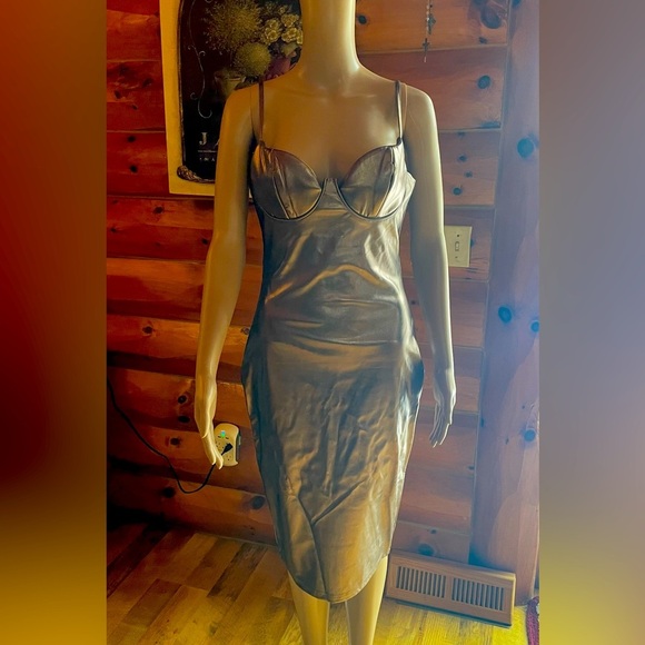 Windsor Metallic Gold‎ Dress - Picture 1 of 11